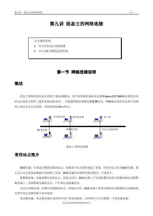 040第九讲 组态王的网络连接