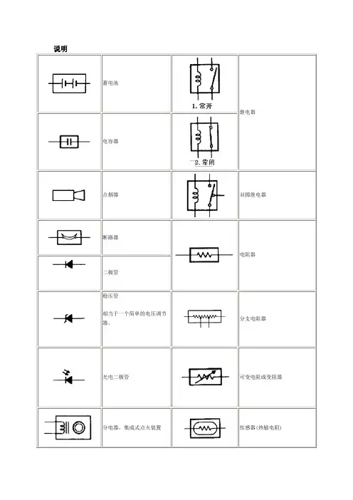 电路图符号大全