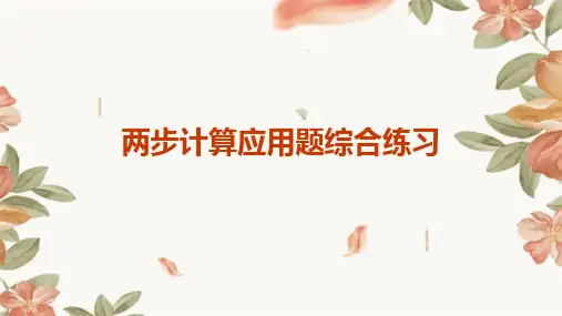 两步计算应用题综合练习