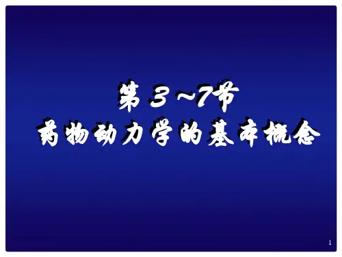 药动学、药效学