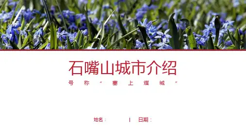 石嘴山介绍-石嘴山简介PPT(经典版)
