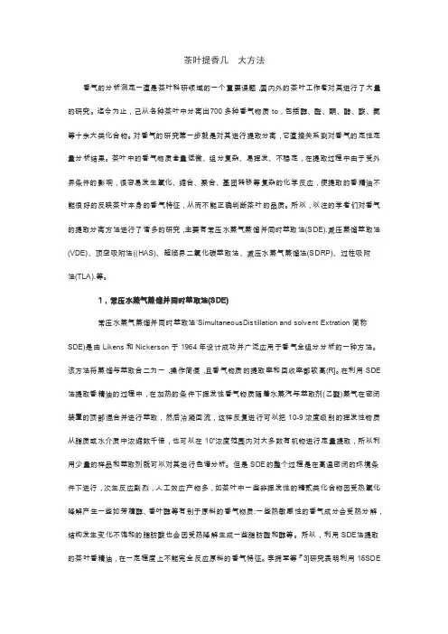 茶叶提香几大方法