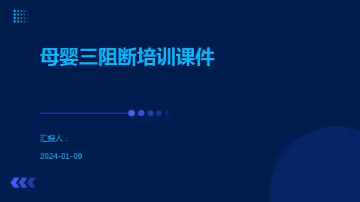 母婴三阻断培训课件