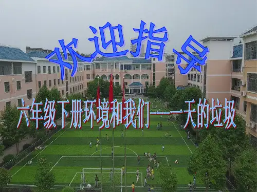 六年级下册科学课件-4.1 一天的垃圾｜教科版 (共36张PPT)