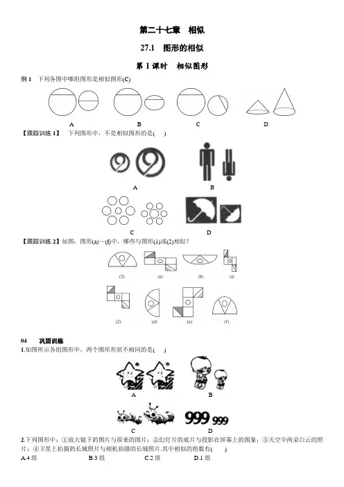 《相似》全章讲义人教版