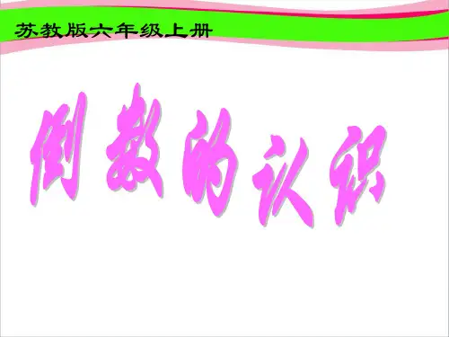 《倒数的认识》优质课PPT课件  省一等奖课件