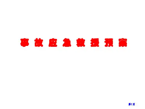应急救援体系及预案编制PPT课件