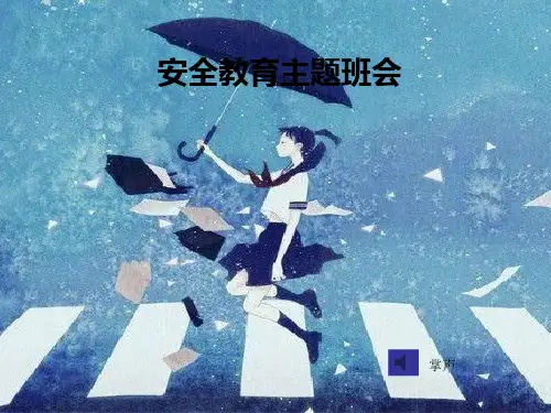 校外安全的主题班会
