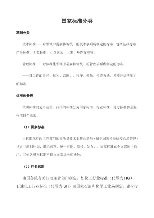 国家标准分类 (3)
