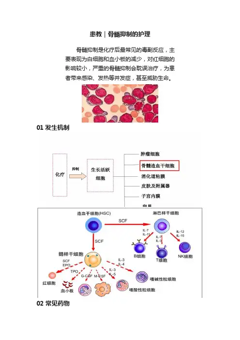 患教｜骨髓抑制的护理
