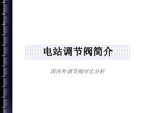 电站调节阀对比分析介绍