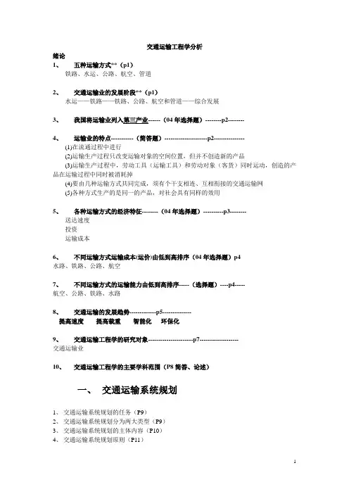 考研 上海海事大学交通真题