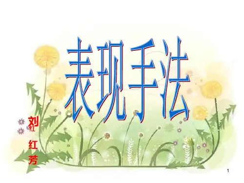 表现手法PPT课件