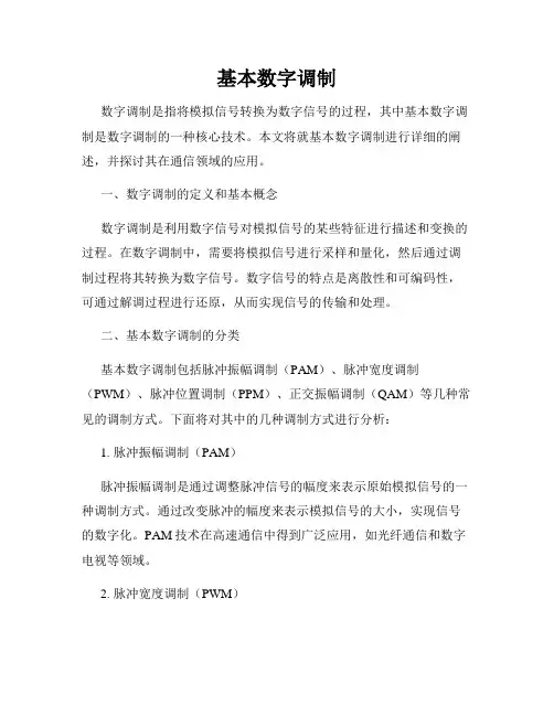 基本数字调制