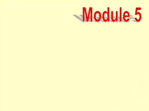 2013外研版八年级英语上Module5_unit1_I_wanted_to_see_the_beijing_opera
