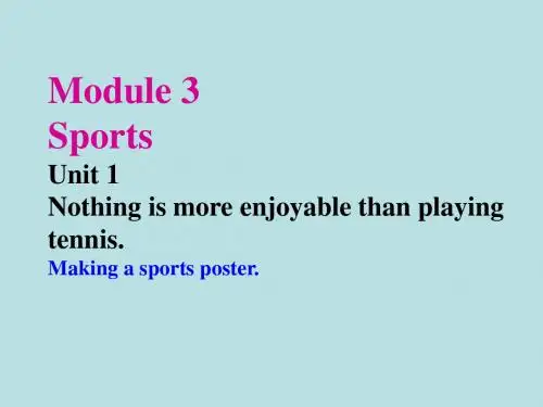 外研英语八年级上册Module 3Unit1(共49张PPT)