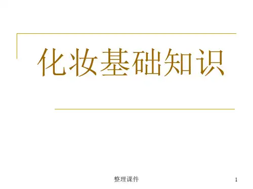 化妆基础教程
