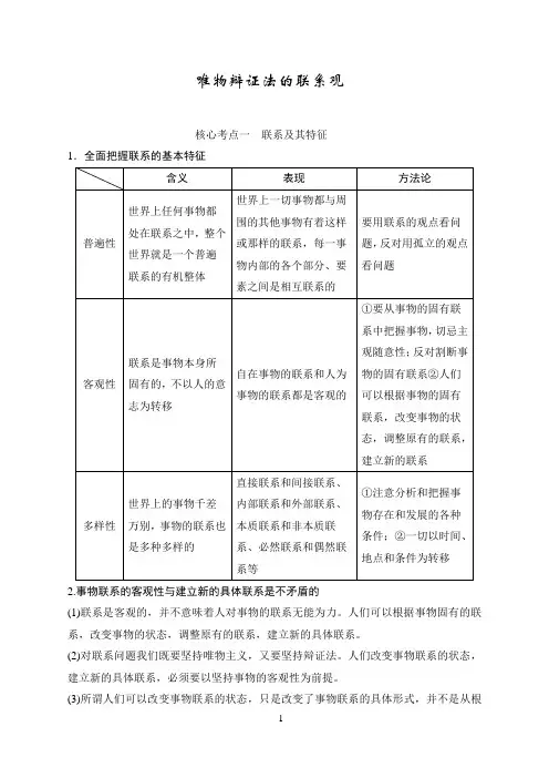 唯物辩证法的联系观