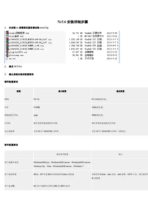 Nc5.6安装详细步骤