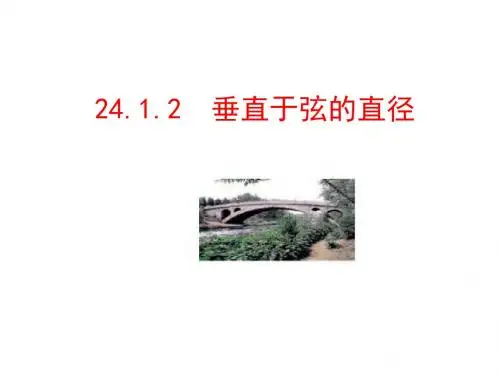 人教版数学九年级上册 24.1.2垂直于弦的直径.ppt(共21张PPT)