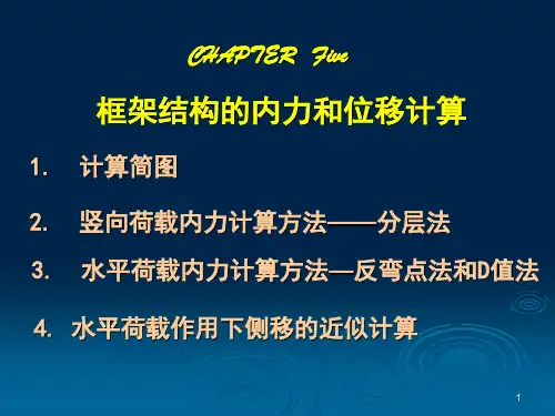 框架结构的内力和位移计算(精)