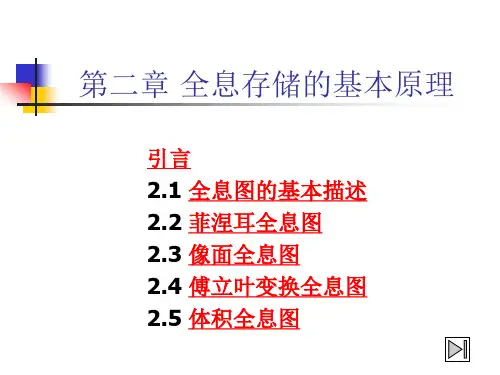 第2章全息存储原理