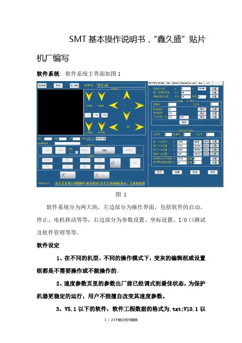 SMT贴片机操作与编程说明书