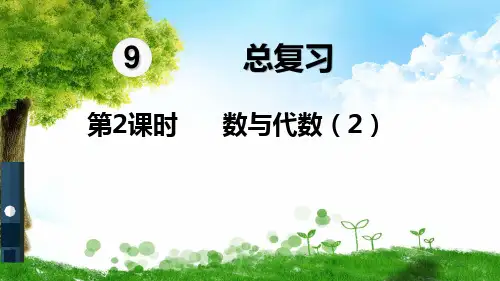人教版五年级下册数学总复习  数与代数(2)课件
