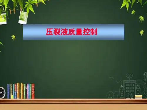 压裂液的质量控制 PPT