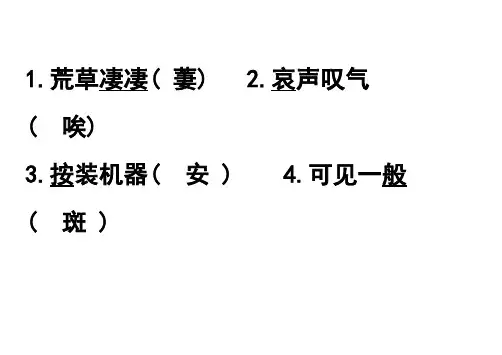 七年级错别字测试(答案)