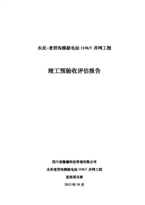 竣工预验收评估报告