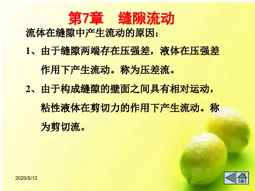 第7章_缝隙流动