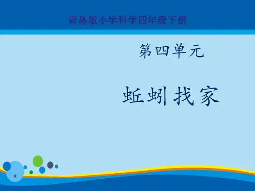《蚯蚓找家》PPT【精选推荐课件】