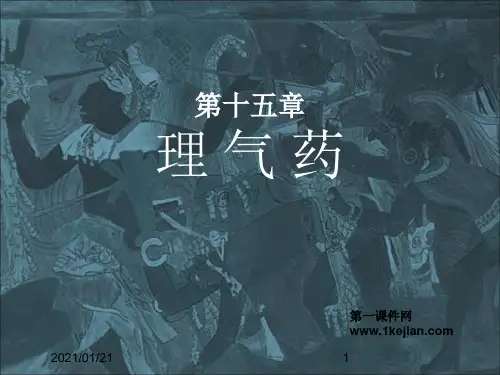 中药学-发理气药介绍PPT教学课件