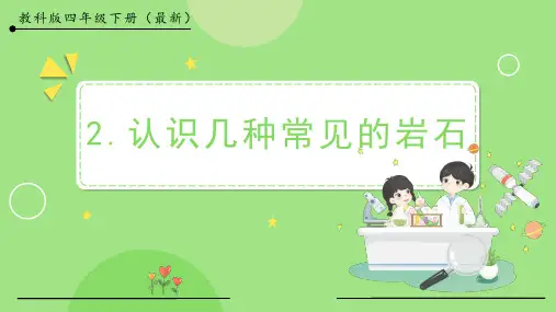 认识几种常见的岩石小学四年级科学下册PPT课件