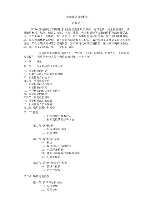 船舶制造质量检验[1]