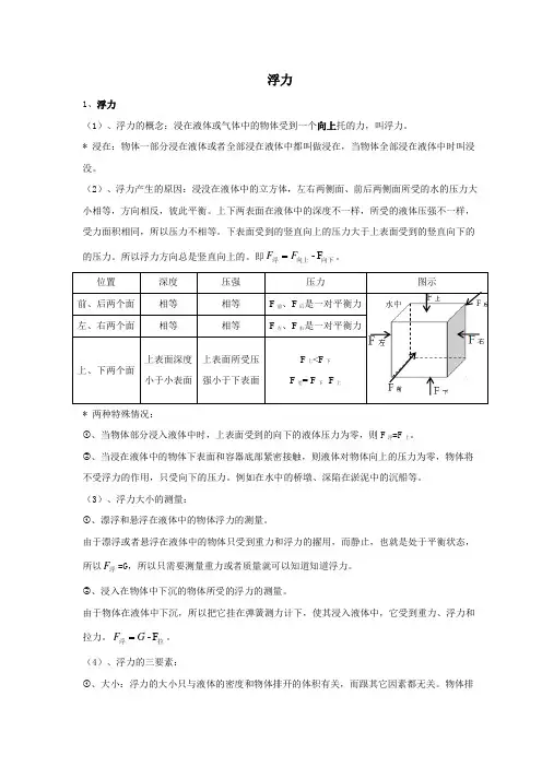 人教版九年级物理下册《老而现代的力学  第十四章 压强和浮力  六、浮力的应用》教案_9