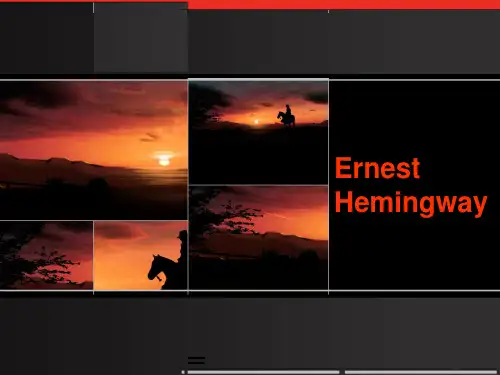 Hemingway 海明威 简介(课程) ppt