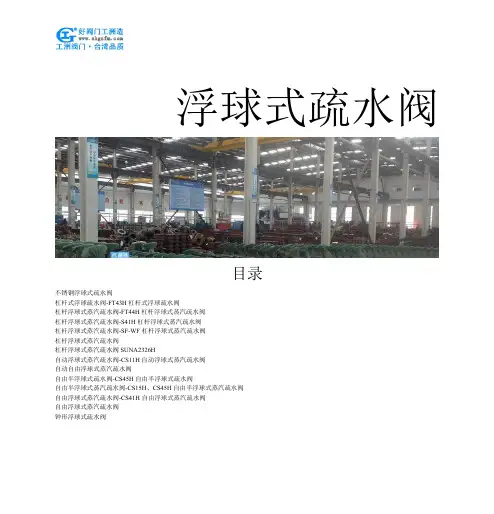 浮球式疏水阀