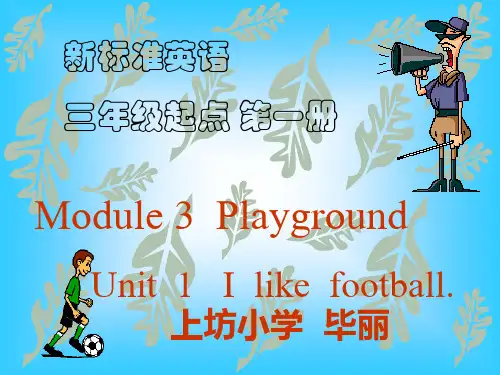 第二册M2U1 I like football.课件