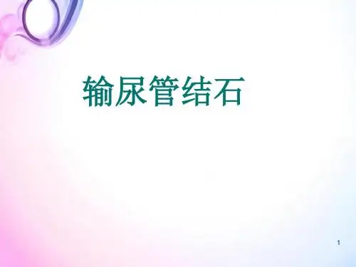 (医学课件)输尿管结石讲课PPT幻灯片
