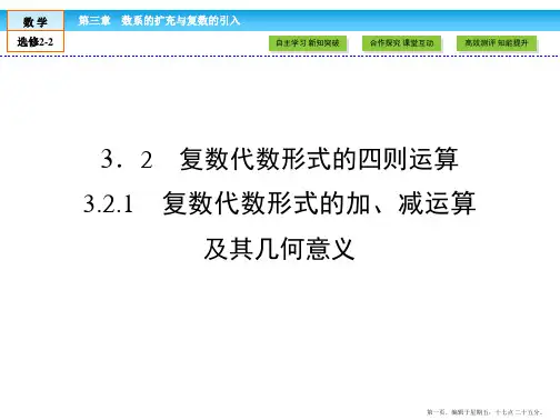 2016-2017学年高中数学选修2-2课件：第3章 数系的扩充与复数的引入3.2.1