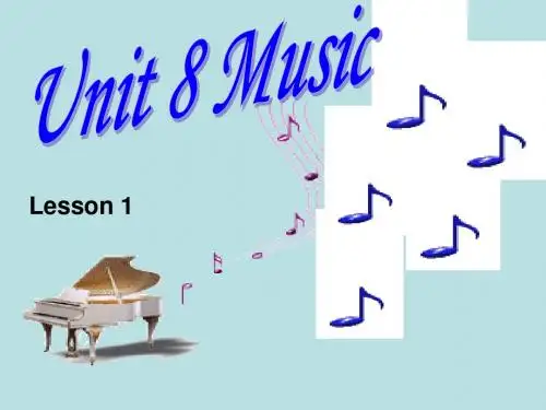 优选教育六年级下册英语课件-Unit 8 Music Lesson 1 2_北师大版(三起)(秋).ppt