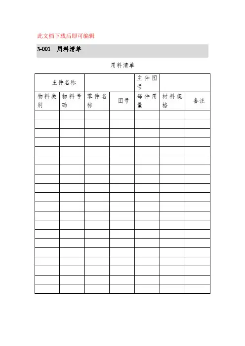 仓库管理表格(完整资料).doc