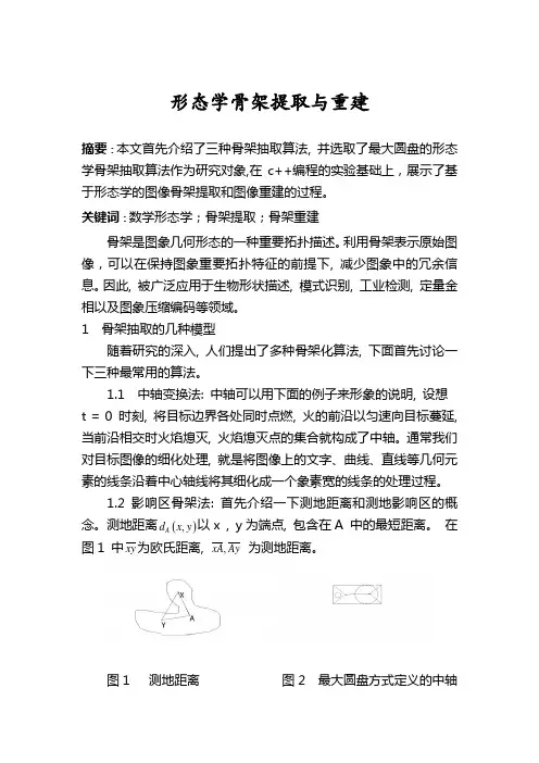 骨架提取与重建