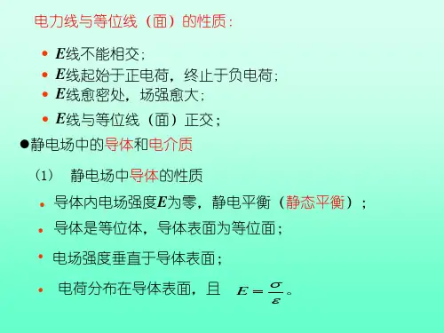 工程电磁场静电场小结