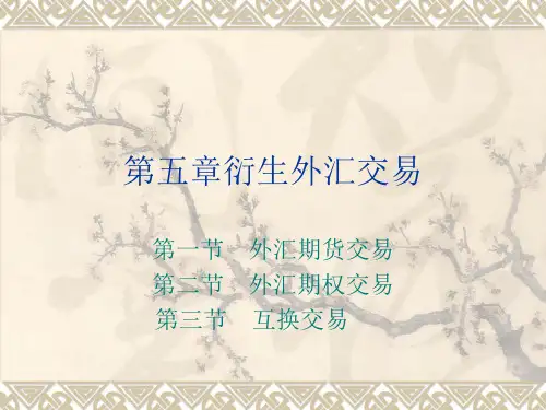 第五章衍生外汇交易
