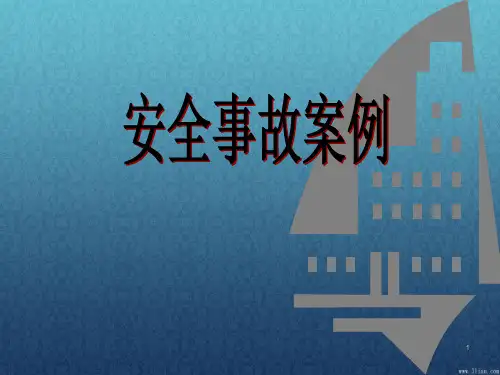 事故案例教育培训ppt课件