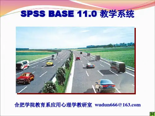 SPSS教学之一：引言和第一章