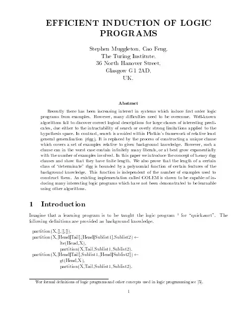 Inductive Logic Programming
